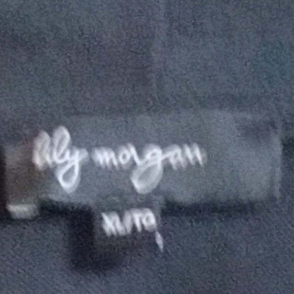 Lily Morgan XL Black Long Sleeve Sweater - Picture 3 of 3